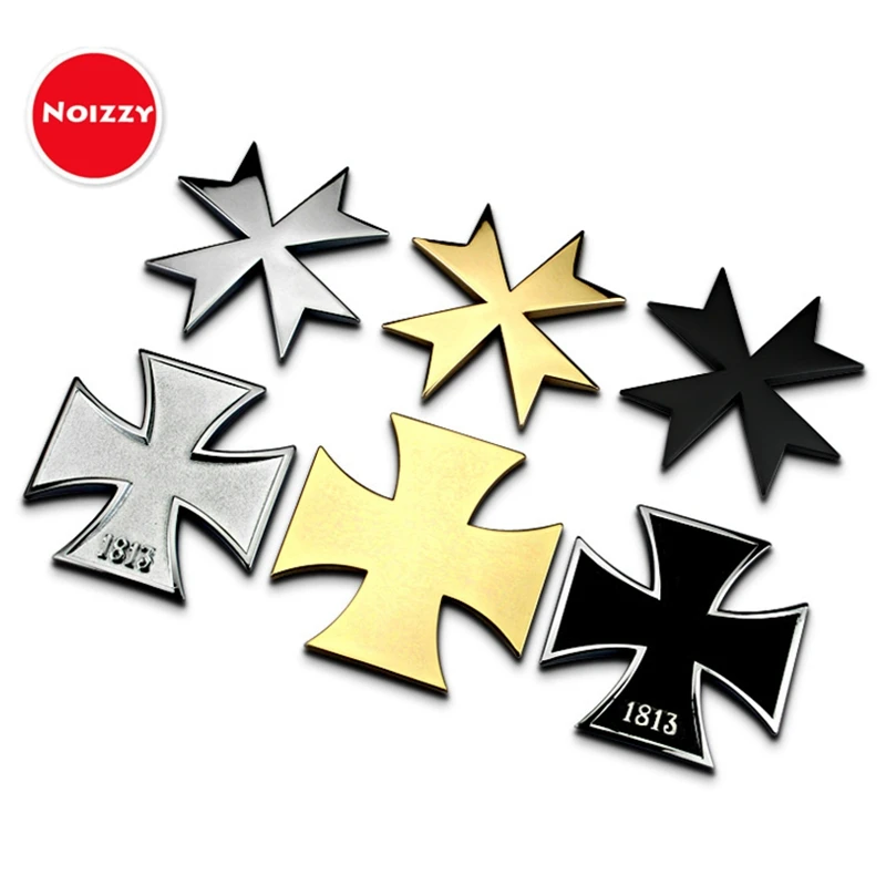Noizzy Maltese Cross Ho Honor Iron эмблема для автомобиля наклейка мотоцикла 3D металлический