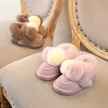 2018 New Winter Children Boots Natural Fur Girls Snow Boots Princess Girls Leather Boots Kids Winter Shoes Children Boots 2018 New Winter Children Boots Natural Fur Girls Snow Boots Princess Girls Leather Boots Kids Winter Shoes Children Boots