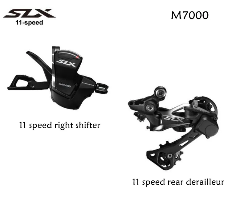 SHIMANO SLX M7000 11 скоростей MTB велосипед скорость триггерный переключатель передач+ задний переключатель GS