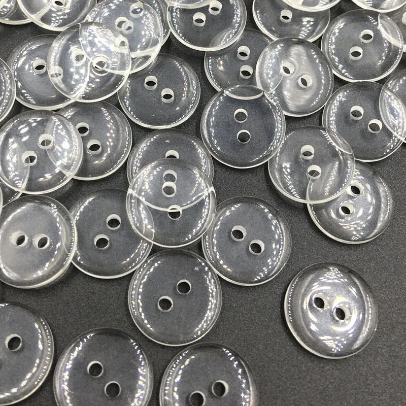 10/50/100 Pcs 2 Holes Plastic Buttons Apparel Supplies Sewing