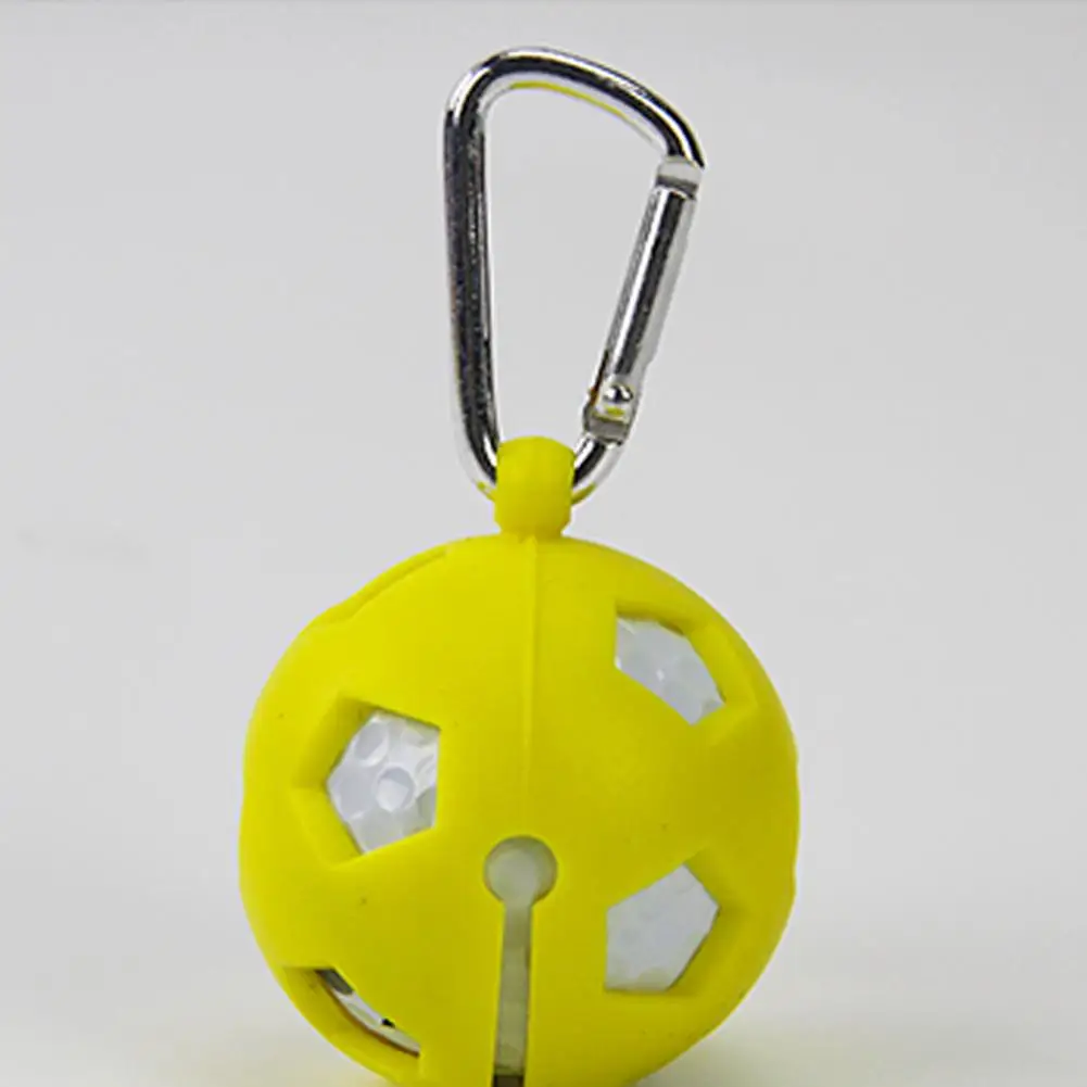 Solo Golf Ball силиконовый защитный чехол сумка с карабином для 1 мяча Аксессуары Для