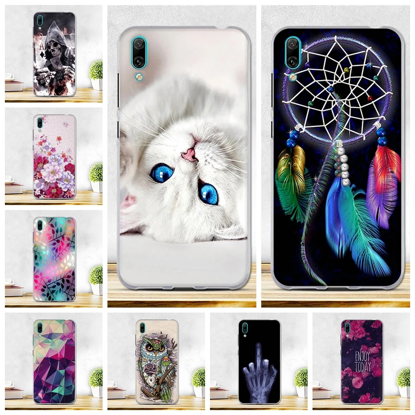 Чехол для Huawei Enjoy 9 мягкий силиконовый чехол Enjoy9/Y7 2019 Y7 Pro 2019|Бамперы| |