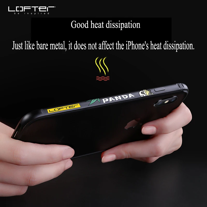 Креативный силиконовый чехол Kung Fu Panda iPhoneXS max с защитой от падения, Apple X, металлическая рамка, Мобильный корпус, iphone, пограничный бампер