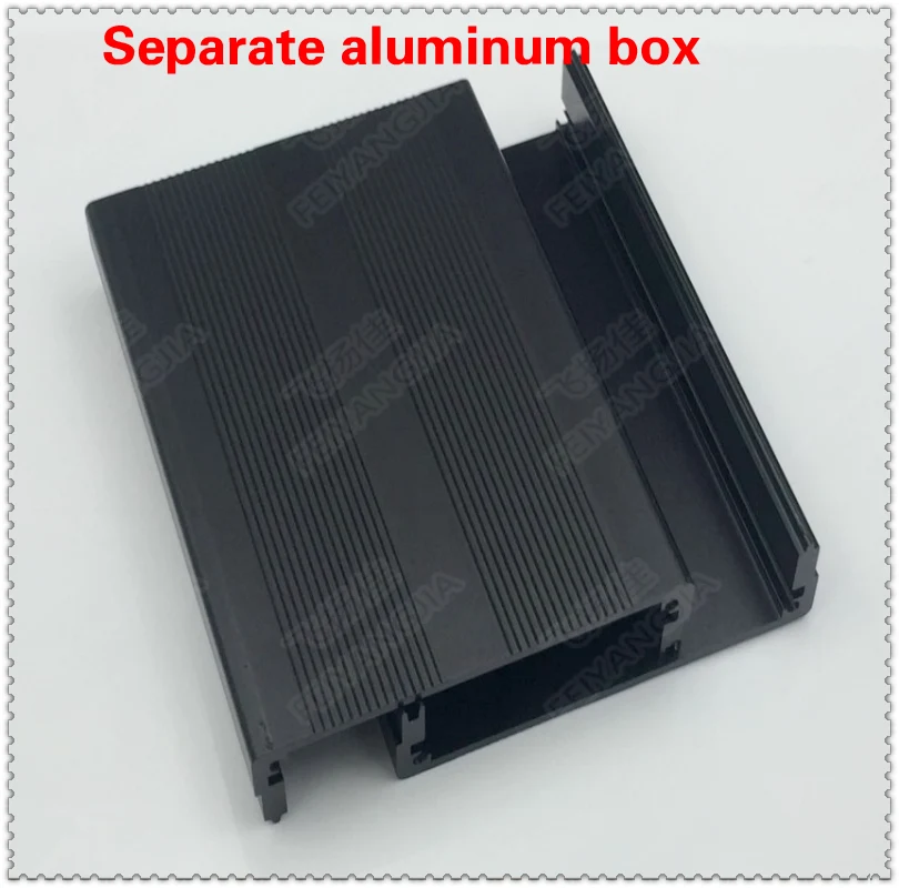 2 шт. черный прессованный алюминиевый корпус PCB инструмент Электронный проект коробка чехол 100x76x35 мм