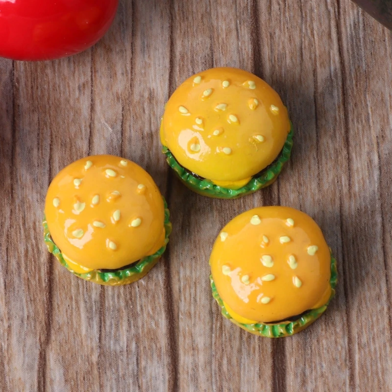 

Drop ShiP 1:12 Hamburger DIY Craft Miniature Food Dollhouse Accessory Decoration