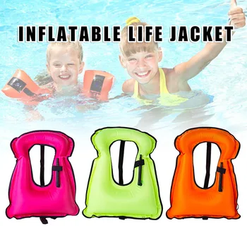 

2019 Newly Inflatable Life Jacket Vest Bouyancy Aid for Surfing Boating Swimming Pool 19ing