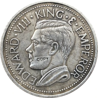 

1936 New Guinea 1 Crown (Edward VIII) coins COPY 38MM