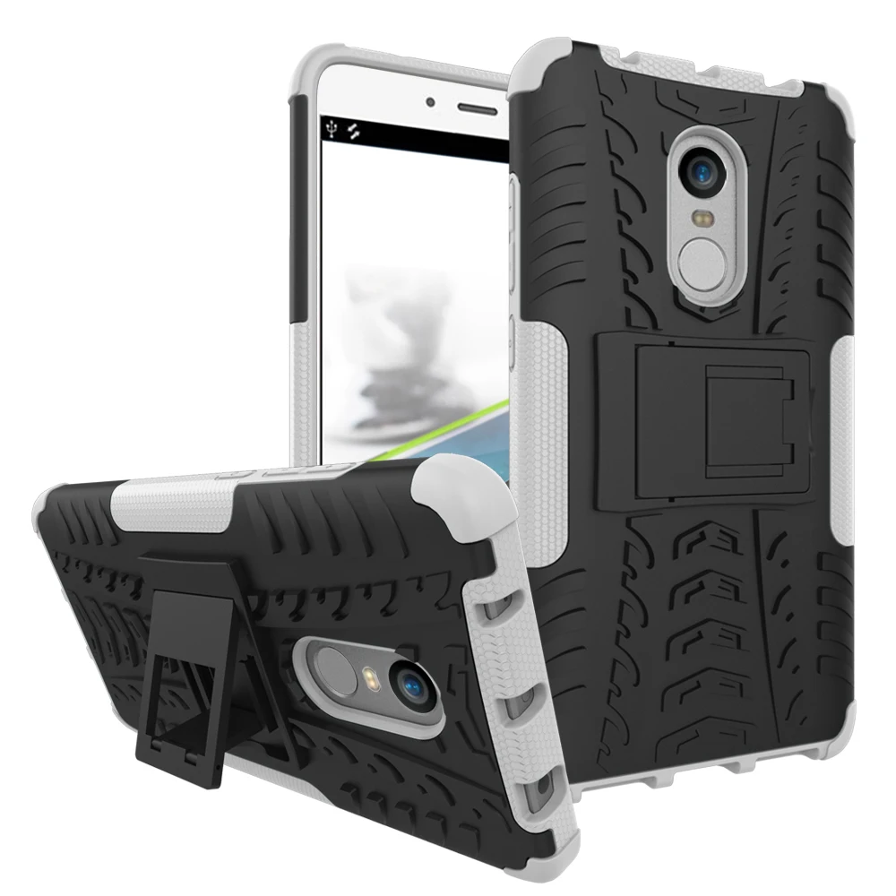 For Xiaomi Redmi Note 4 Global Case Heavy Duty Armor Hard PC Plastic Soft Silicone Stand Phone Cover Redmi Note 4 4X Pro Note4 X