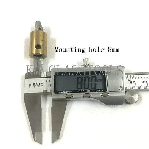 Форма режущего станка режущая головка с вольфрамовым стальным колесом для резки стекла - Наружный диаметр: Mounting hole 8mm