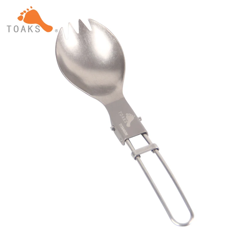 Портативная Складная ложка из титана 18 г|outdoor camping tableware|camping tablewarefolding spoon |