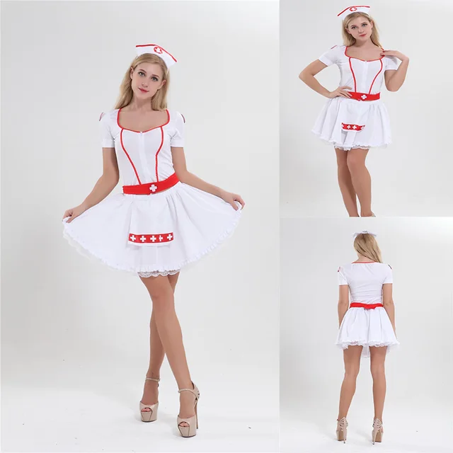 Free Shipping New Style Sexy Costumes Cosplay Nurse Uniform Fancy Dress