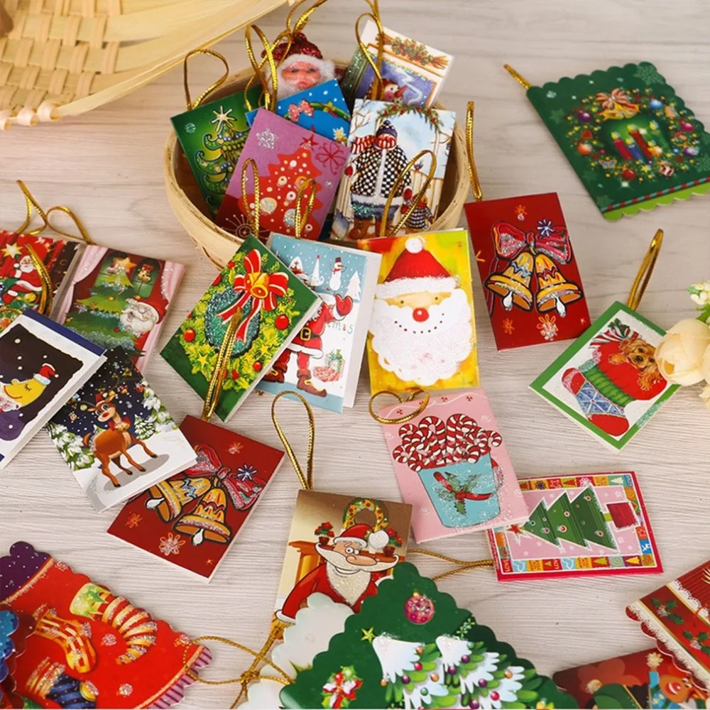 aliexpresscom buy 10pcsbag unique christmas greeting cards colorful pattern christmas card message cards tree hanging ornament from reliable cards - Unique Photo Christmas Cards aliexpresscom buy 10pcsbag unique christmas greeting cards colorful pattern christmas card message cards tree hanging ornament from reliable cards - Unique Photo Christmas Cards