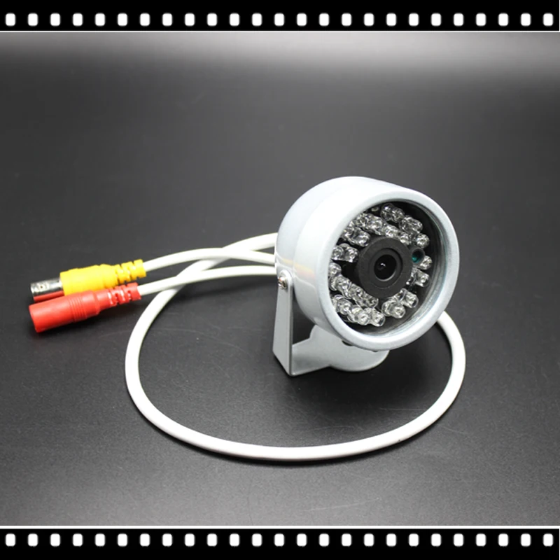 1/4 Cmos 1200TVL Hd Mini Cctv Камера открытый Водонепроницаемый 24Led Ночное видение небольшой видео мониторинга безопасности
