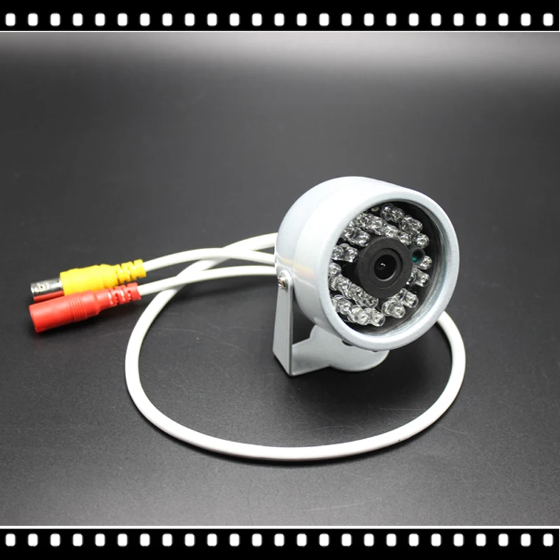 1/4Cmos 1200TVL Hd мини камера видеонаблюдения наружная Водонепроницаемая 24 светодиода