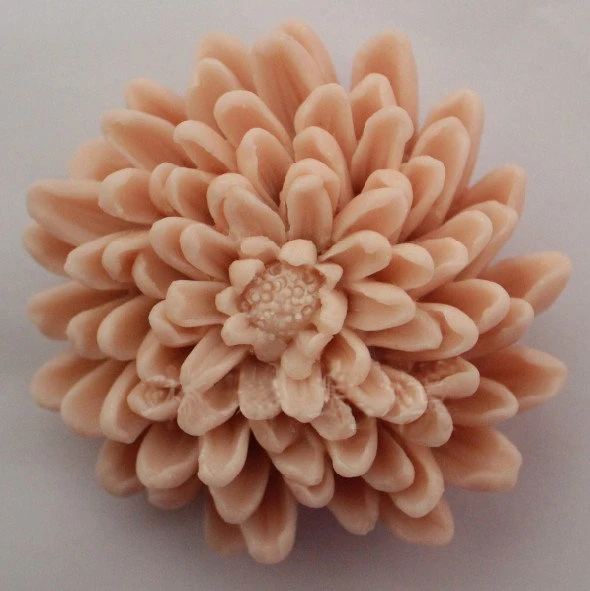 silicone mold Handmade soap mold font b food b font grade molds beautiful chrysanthemum shape mould