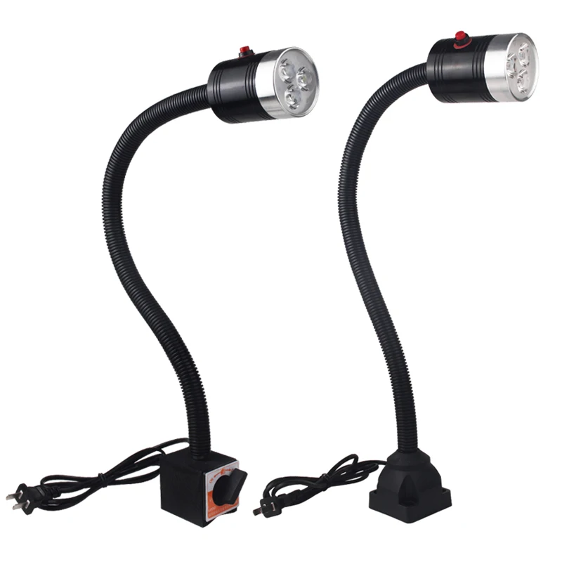 

Waterproof 12v 24v 36v 220v 9w 80cm long arm led sewing machine light gooseneck lamp magnetic high bay