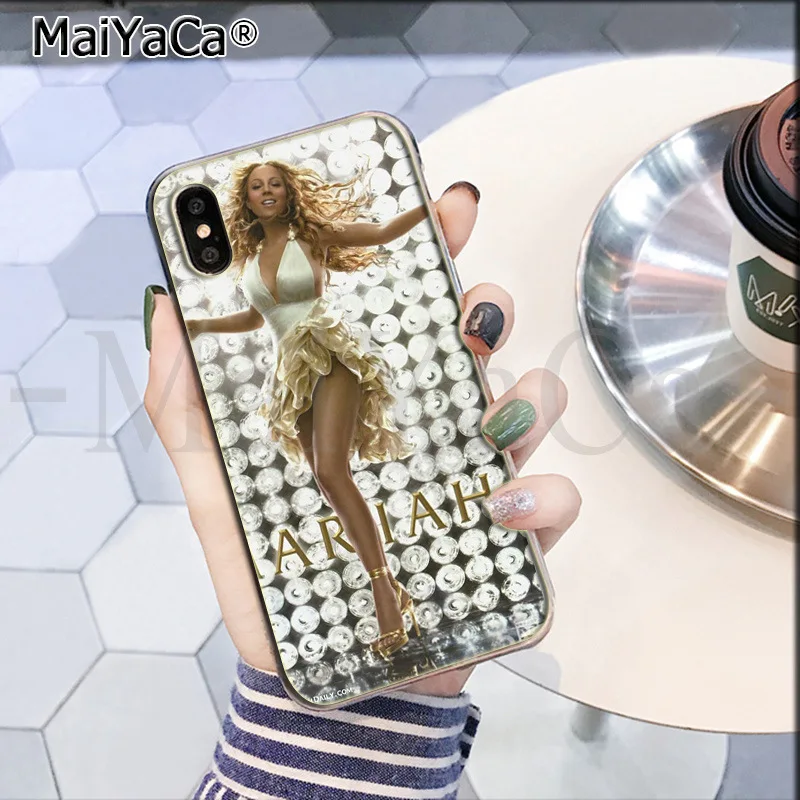 MaiYaCa Singer Mariah Carey роскошные высококачественные аксессуары для телефонов Чехол для Apple iPhone 8 7 6 6S Plus X XS max 5 5S SE XR