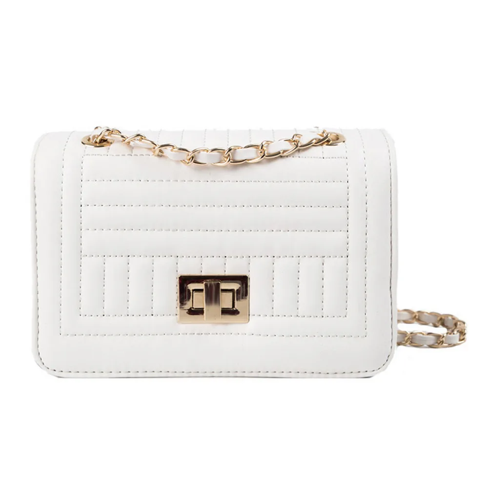 

Small Bag Female 2019 New Wave British Style Wild Slanting Contrast Color Portable Square Single Shoulder Messenger Bags 10May16