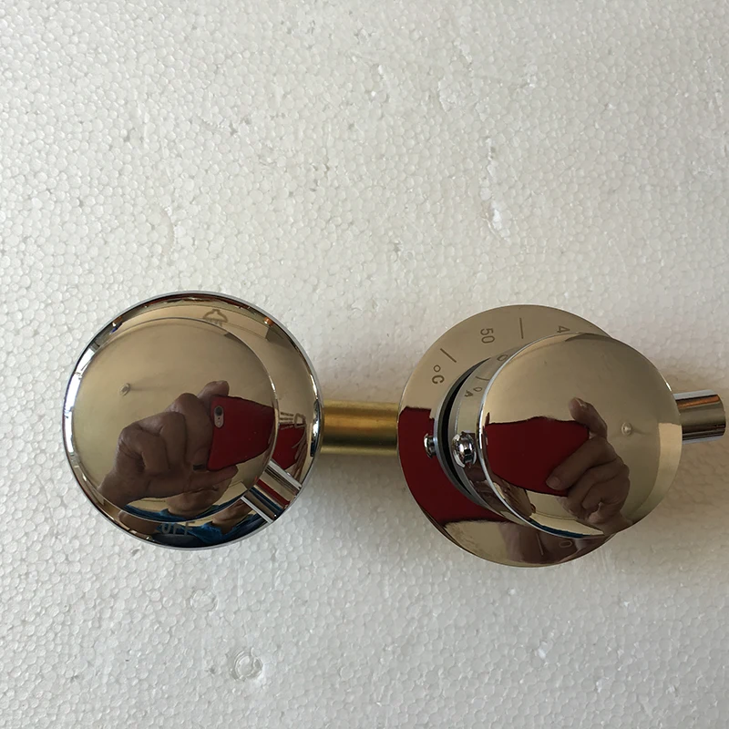 Diverter Thermostatic Shower Faucet Brass Mixing Control Valve