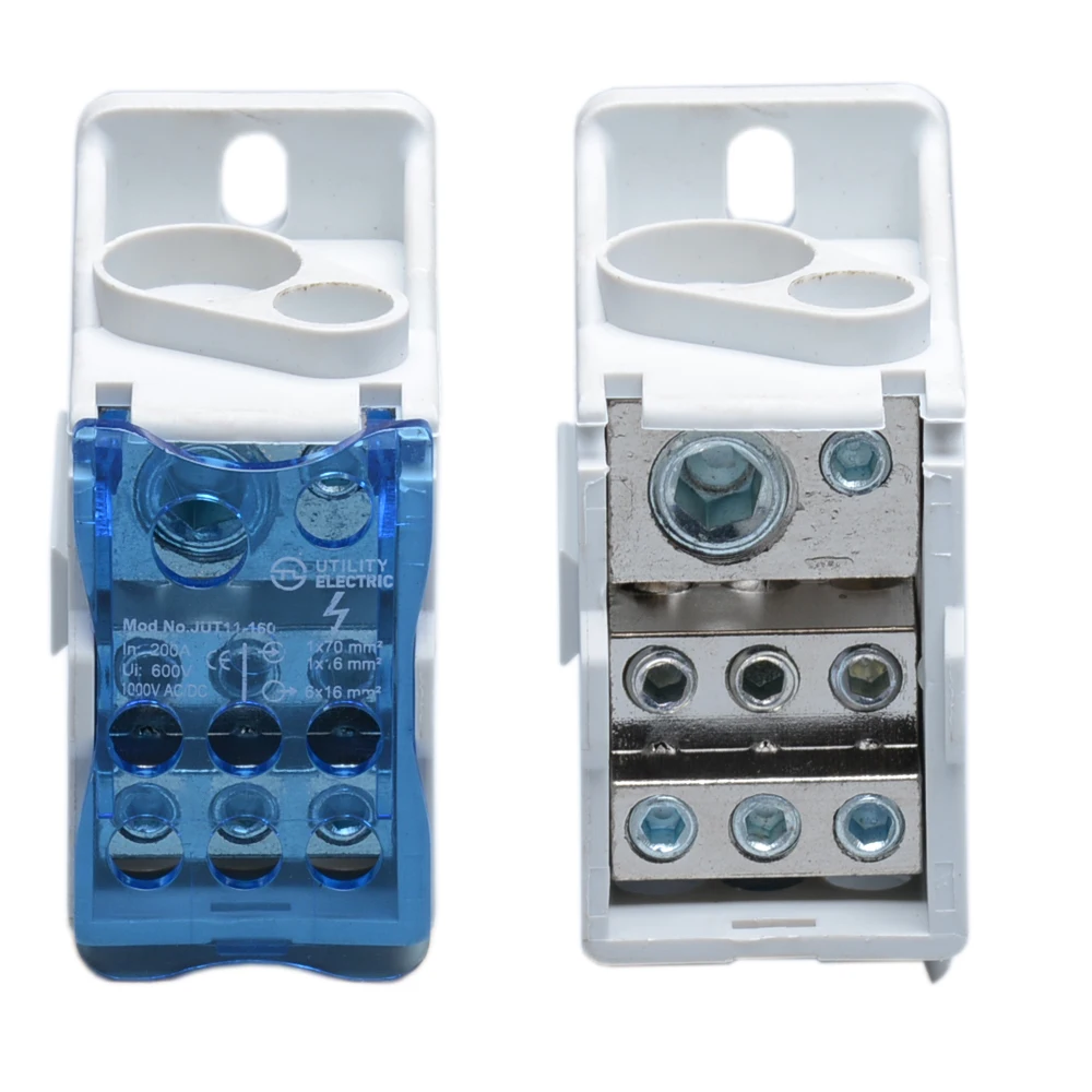 Клеммная колодка UKK80A 125A 160A 250A 400A 500A DIN Rail IEC Power универсальный Электрический