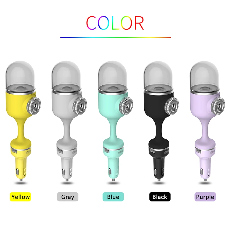 

High quality unique modeling Portable Mini Car Aromatherapy Humidifier Air Diffuser Purifier essential oil diffuser