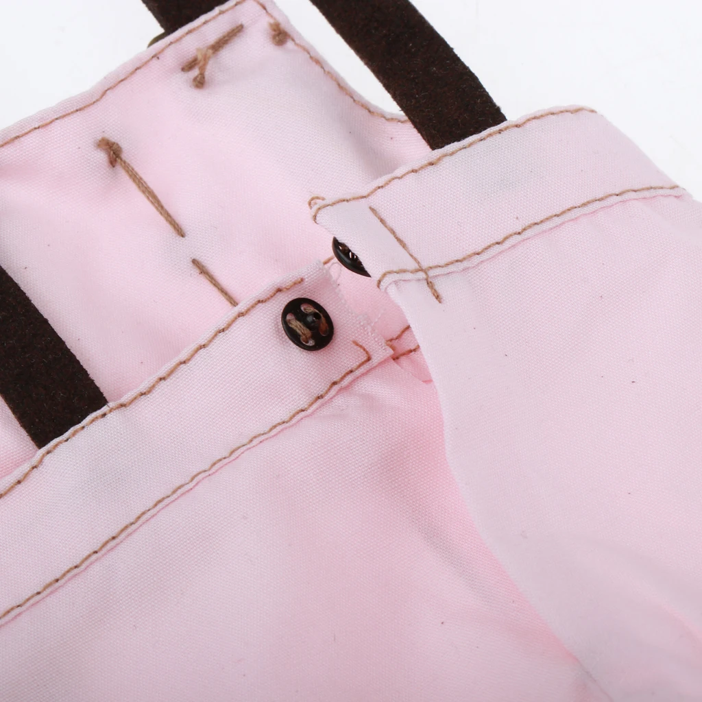 1/4 BJD Doll Outfit Doll Suspender Trousers Pants Accessories Pink