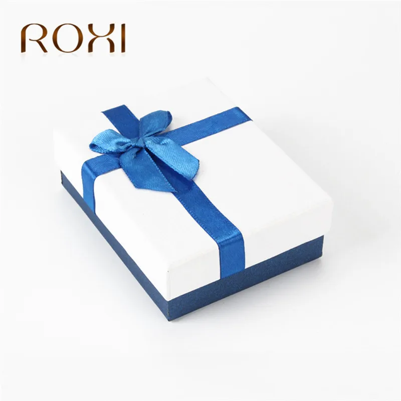

ROXI Luxury Gift Box Jewelry Display Package Boxes Present Box Necklace Rings Earrings Jewelry case Dropshipping