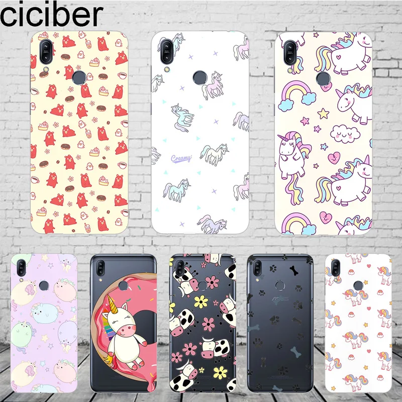 

ciciber Animal Unicorn For ASUS Zenfone Max Pro M1 ZB601KL ZB602KL For ZenFone Max Pro M2 ZB631KL ZB633KL Phone Case TPU Funda