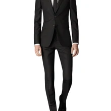 ZIOLOMA 2 шт костюм набор мужской нагрудный деловой костюм Блейзер Куртка брюки жилет под смокинг Две кнопки Slim Fit платье Костюмы Блейзер