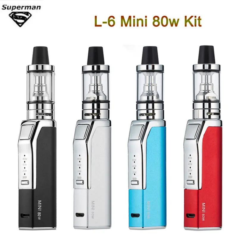 Оригинальный мини 80 Вт Vape Kit 1100 мАч встроенный аккумулятор 2 0 мл бак огромная