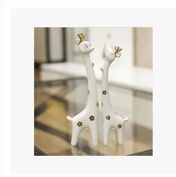 

Creative Gifts Pastoral Home Decorations Fashion Personality Decoration Ceramic Cute Couple to Dogs