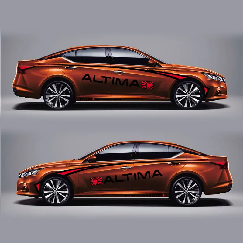 TAIYAO автомобильный Стайлинг спортивный автомобиль наклейка для Nissan ALTIMA Mark Levinson автомобильные аксессуары и наклейки Авто Наклейка - Название цвета: Brown car A