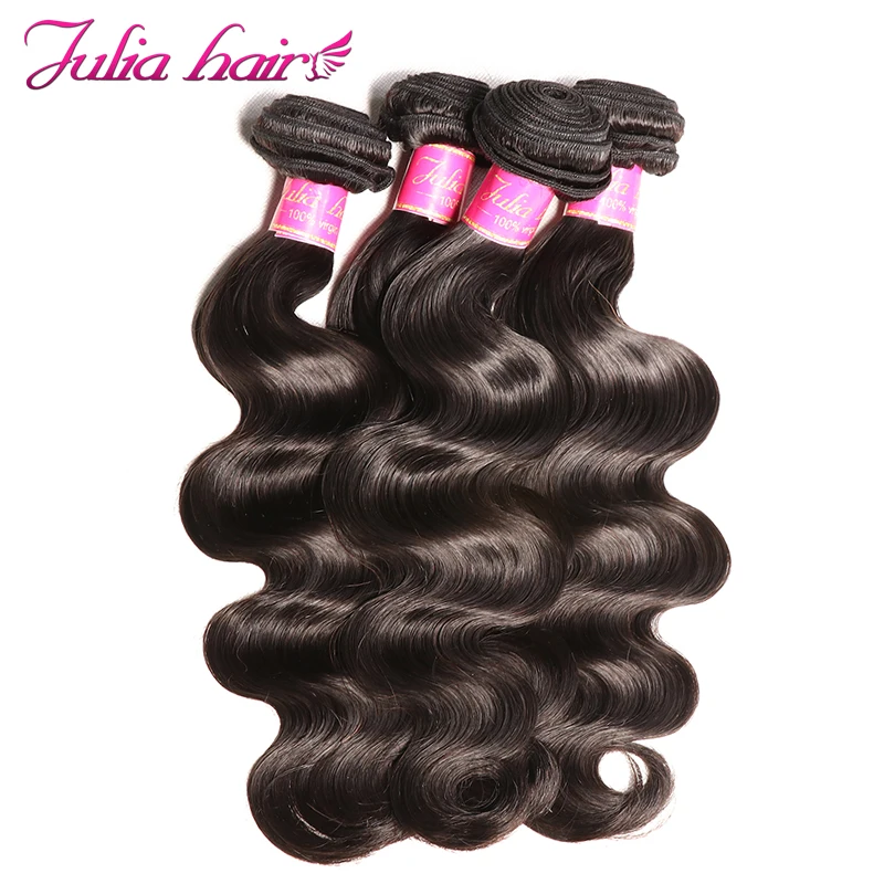 

Ali Julia Hair Peruvian Body Wave Human Hair Bundles 8-30 Inches Bundles Weft Remy Hair 3 Bundles 4 Bundles USA Domestic Return