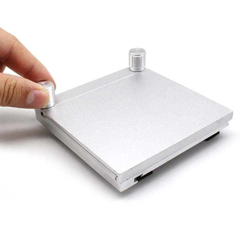 Microscope Precision Stage Metal Three-way Route Mechanical Table Stand 40 mm X-Y Movement Distance 10 mm Up Down Z Movement