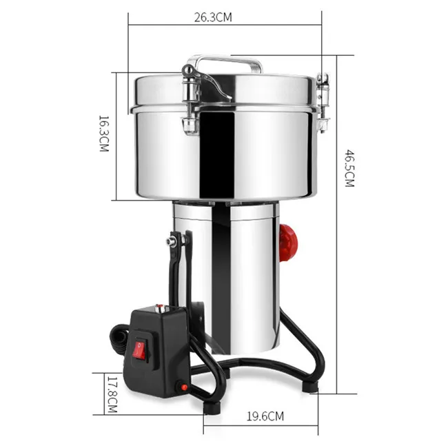 grinder machine size