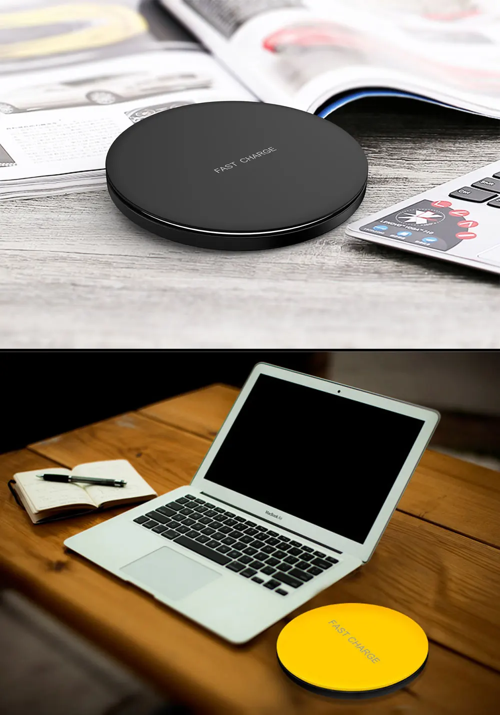 PORTEFEUILLE 15W Fast Wireless Charger For Iphone X Xs MAX XR 8 Plus Quick Chargeur Induction For Samsung S8 S9 S10 Plus Note8 9 (1)