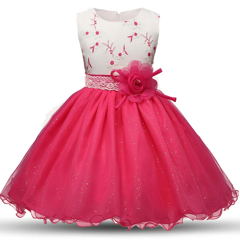 Formal Dress for girl Elegant Tulle Sequin Flower Girl Dress For