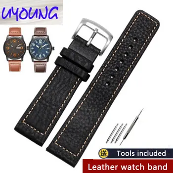 

Leather watch band replacement for Citizen BM8475-26E 8471 8478 00F00X original style bracelet 22mm watch strap