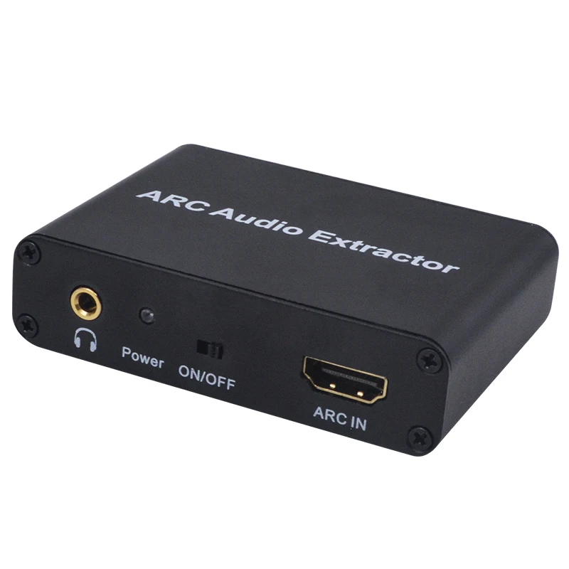 

HDMI Audio Splitter 4K*2K 1.4 Audio Splitter 5.1 Channel Fiber Converter AY80 black