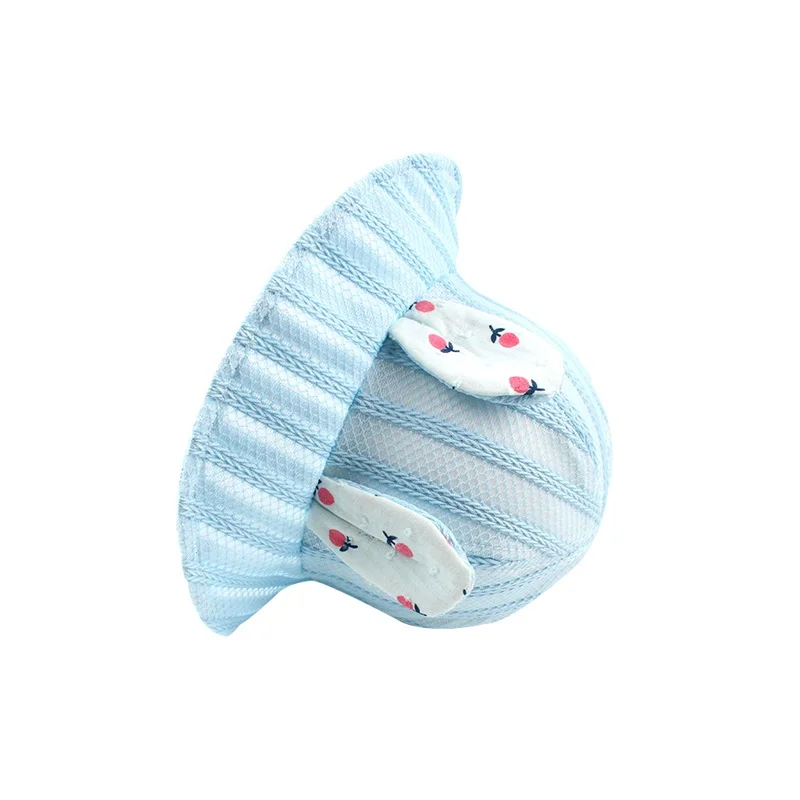 Bunny Ears Mesh Baby Hat For Girls Panama Summer Baby Bucket Hat Breathable Beach Sun Cap Girl Panama 3-12M Baby Girl Clothing  (12)