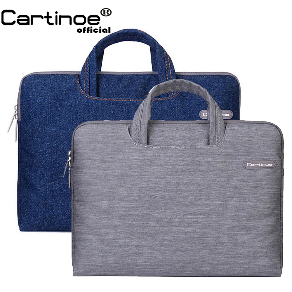 

Jeans Portable 11 12 13 14 15 inch Waterproof Laptop Bag Case Cover for Macbook Air/ Pro 13 15 Laptop Sleeve Case Briefcase