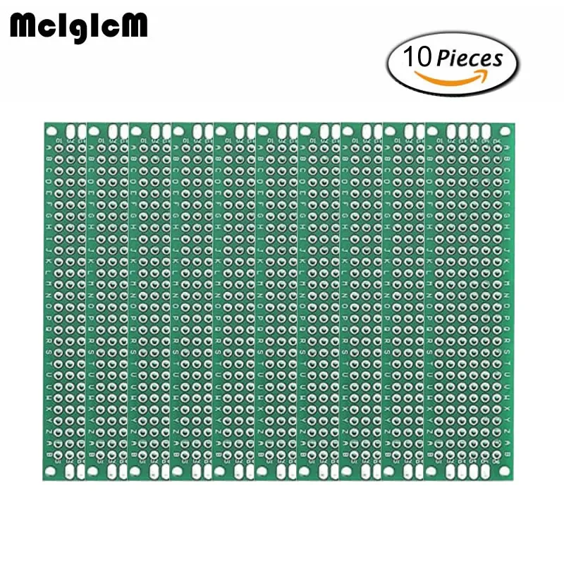 MCIGICM 10 шт. Двусторонняя Прототип PCB diy Универсальный печатные платы 2x8 см - изображение