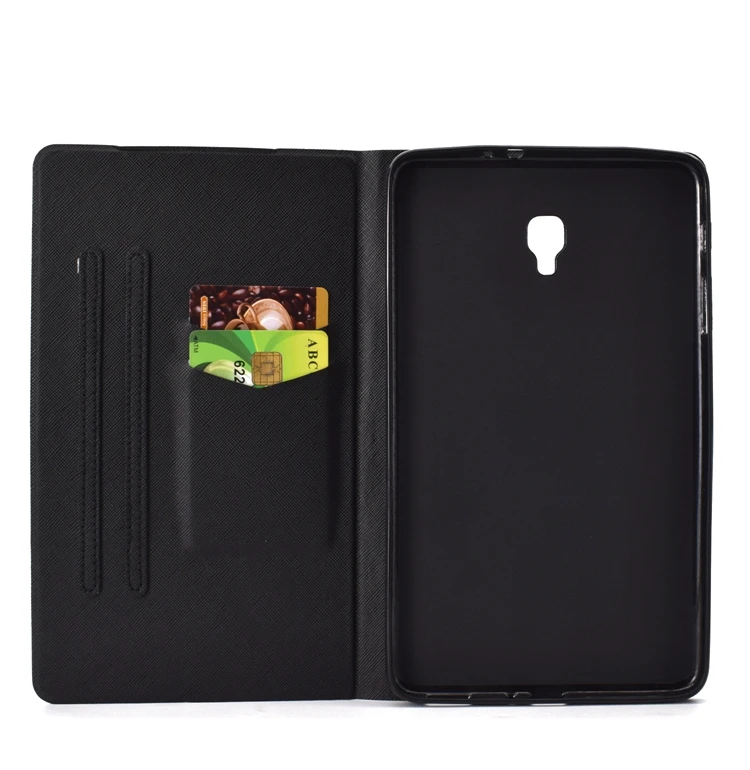 Флип Чехол книжка для Coque samsung Galaxy Tab 8,0 SM-T380 T385 симпатичный кожаный бумажник телефон Обложка для samsung вкладка случай 8,0