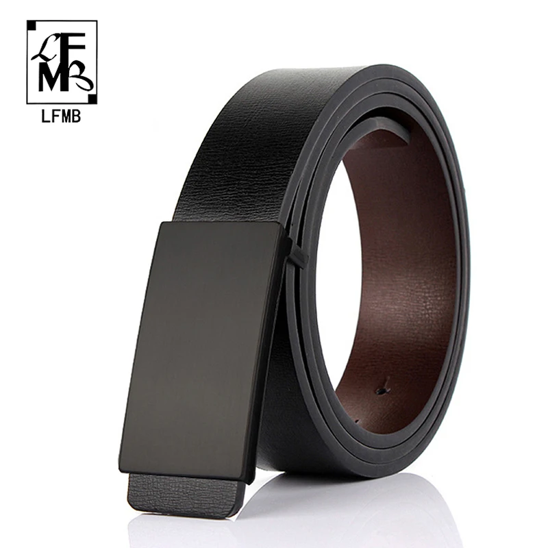 

[LFMB] leather belt men strap male skin men belt designer belts men high quality men genuine leather belt sabuk kulit pria