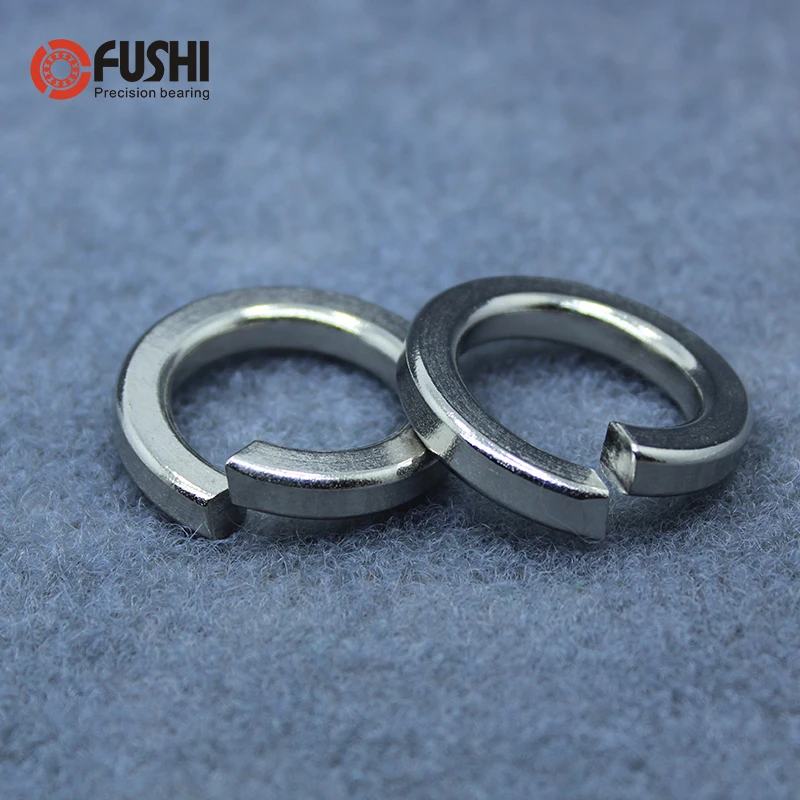 M1.6 M10 Single Coil Spring Lock Washers Normal Type 200PCS Stainless