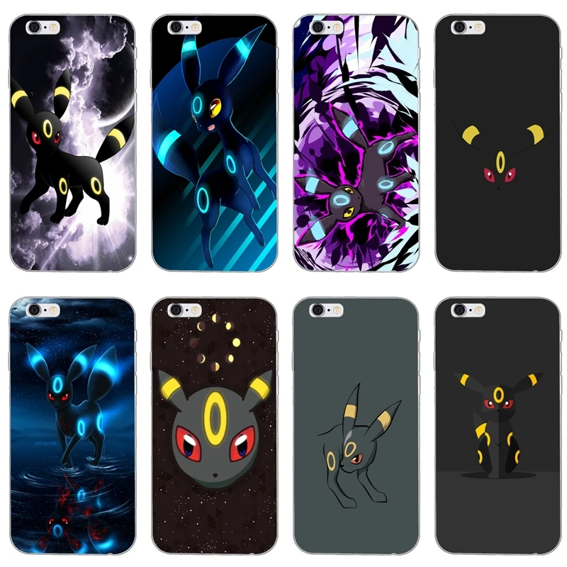 

For Nokia 2.1 3 3.1 3310 5 5.1 6 7 plus 8 9 2017 2018 cute cartoon anime Pokemon umbreon slim silicone Soft phone case