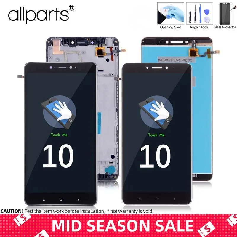 

6.44" Original Display For Xiaomi Mi Max LCD Touch Screen with Frame Replacement for Xiaomi Mi Max 1 Display Screen Digitizer