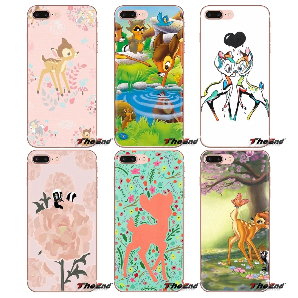 Мягкие прозрачные чехлы для Huawei Mate Honor 4C 5C 5X 6X 7 7A 7C 8 9 10 8C 8X 20 Lite Pro Cute Bambi оленьи