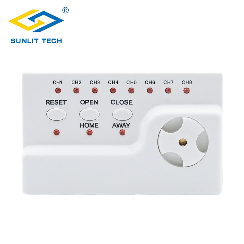 Water Detector Central Unit for Home Security Wired Water Leakage Controller Alarm System WZ806 