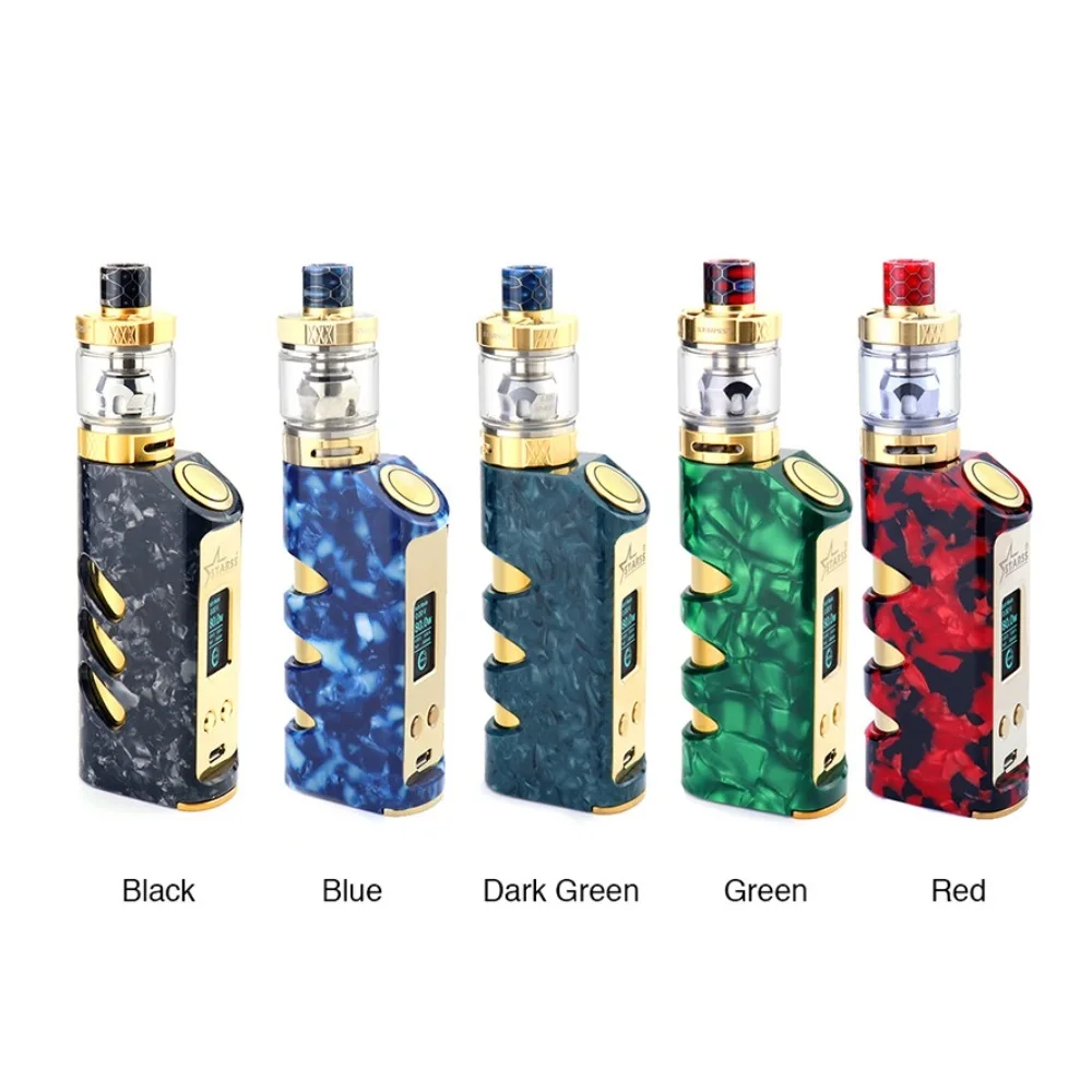 

Original Starss Defender 80W TC Kit w/ 5ml Mesh Tank for Good Flavor No 18650 battery Box Mod Vape Kit vs Drag 2/ shogun kit